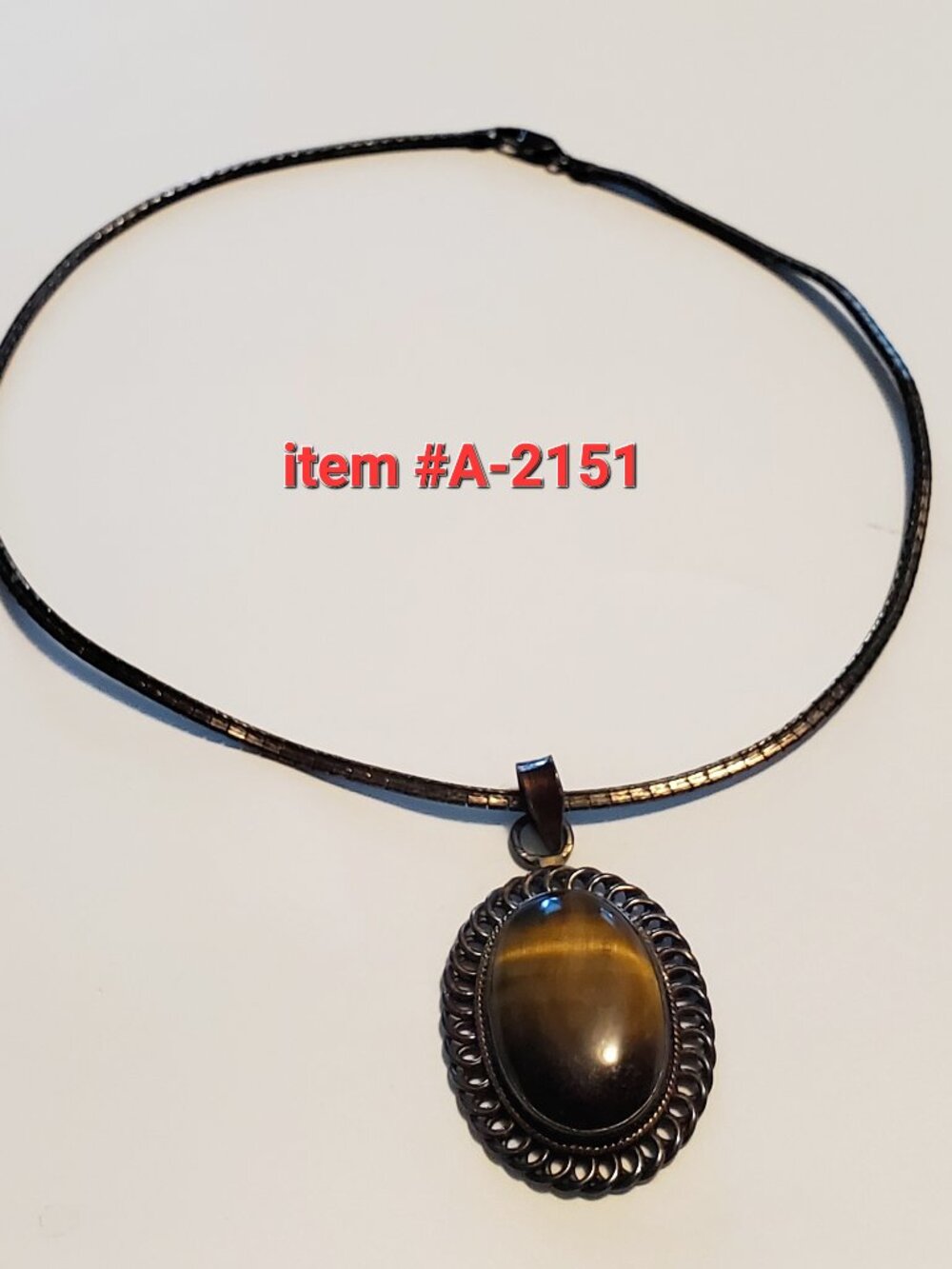 1 Sterling Silver Necklace, item # A-2151, wt. 29 grams.